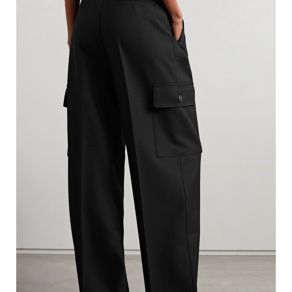 Maesa pleated woven wide-leg cargo pants - Picture 3 of 7